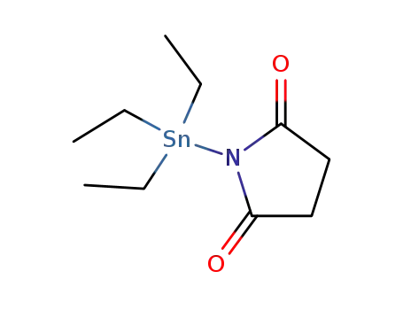 Molecular Structure of 53583-75-8 (triethylstannylsuccinimide)