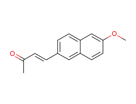 Molecular Structure of 127053-22-9 (NABUMETONE RELATED COMPOUND A (15 MG) (1-(6-METHOXY-2-NAPHTHYL)-BUT-1-EN-3-ONE))