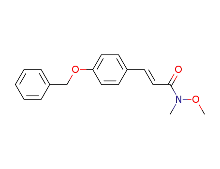 (E)-3-(4-(benzyloxy)phenyl)-N-methoxy-N-methylacrylamide
