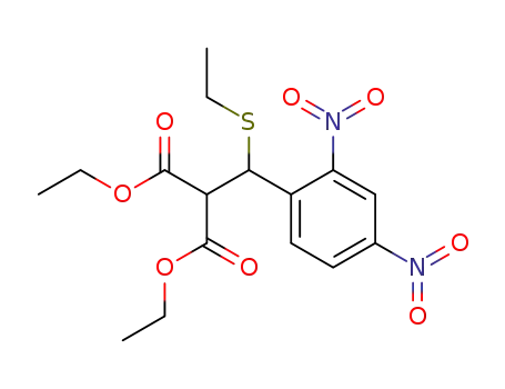 1-(2,4-dinitrophenyl)-1-ethylthio-2,2-diethoxycarbonylethane