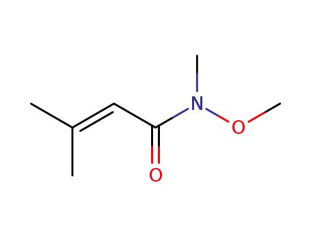 Molecular Structure of 121712-53-6 (2-Butenamide, N-methoxy-N,3-dimethyl-)