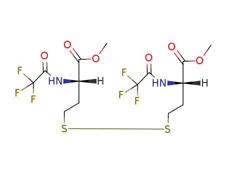 (2S,2'S)-dimethyl 4,4'-disulfanediylbis(2-(2,2,2-trifluoroacetamido)butanoate)