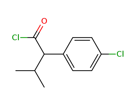 2-(4-chlorophenyl)-3-methyl-(2SR)-butanoyl chloride