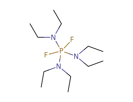 Molecular Structure of 32318-29-9 (TRIS(DIETHYLAMINO)DIFLUOROPHOSPHORANE)