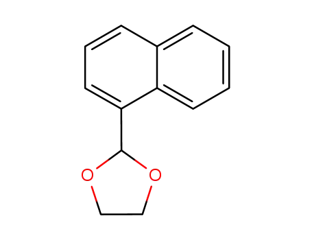Molecular Structure of 26963-79-1 (1,3-Dioxolane, 2-(1-naphthalenyl)-)