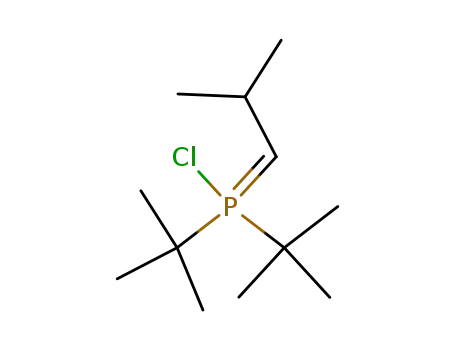 Molecular Structure of 112392-70-8 (Phosphorane, chlorobis(1,1-dimethylethyl)(2-methylpropylidene)-)