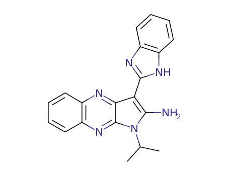 1-Isopropyl-2-Amino-3-(benzimidazol-2-yl)pyrrolo<2,3-b>quinoxaline