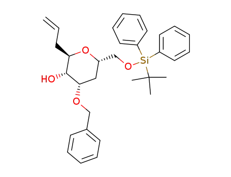 2,6-Anhydro-4-O-benzyl-1-O-(tert-butyldiphenylsilyl)-3,7,8,9-tetradeoxy-D-altro-non-8-enitol
