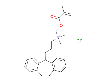 [3-(10,11-Dihydro-dibenzo[a,d]cyclohepten-5-ylidene)-propyl]-dimethyl-(2-methyl-acryloyloxymethyl)-ammonium; chloride