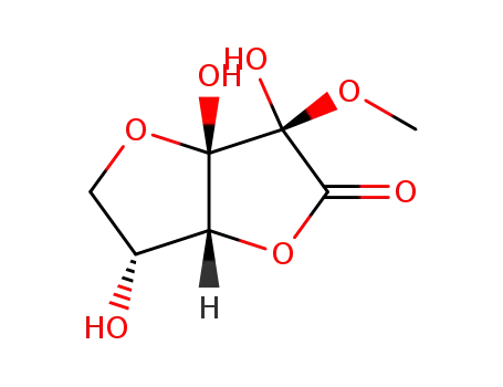 (3R,3aS,6R,6aR)-3,3a,6-Trihydroxy-3-methoxy-tetrahydro-furo[3,2-b]furan-2-one