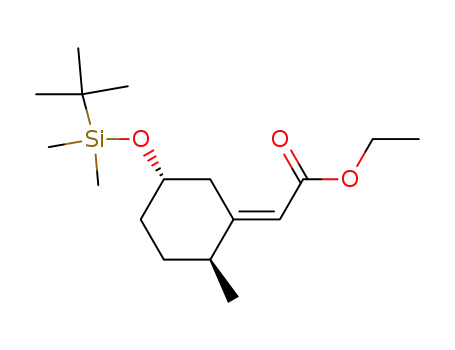 (2E)-ethyl <(2'S,5'S)-5'-<(tert-butyldimethylsilyl)oxy>-2'-methylcyclohexylidene>ethanoate