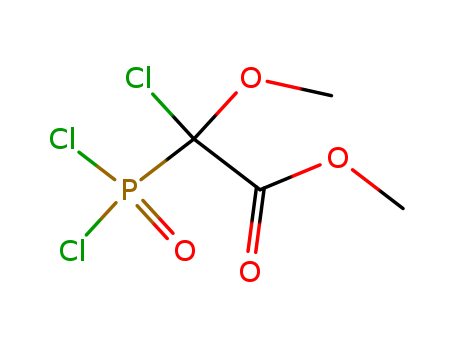 Acetic acid, chloro(dichlorophosphinyl)methoxy-, methyl ester