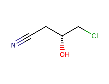 Molecular Structure of 84367-31-7 ((R)-4-Chloro-3-hydroxybutyronitrile)