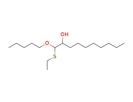 1-Ethylsulfanyl-1-pentyloxy-decan-2-ol