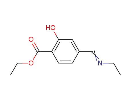 4-[(Z)-Ethyliminomethyl]-2-hydroxy-benzoic acid ethyl ester