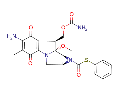 7-amino-9a-methoxy-1a-<(phenylthio)carbonyl>mitosane