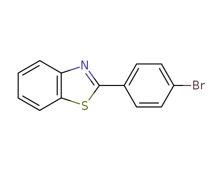 Molecular Structure of 19654-19-4 (1-(2-BENZOTHIAZOLYL)-4-BROMOBENZENE)