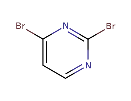Molecular Structure of 3921-01-5 (2,4-Dibromopyrimidine)