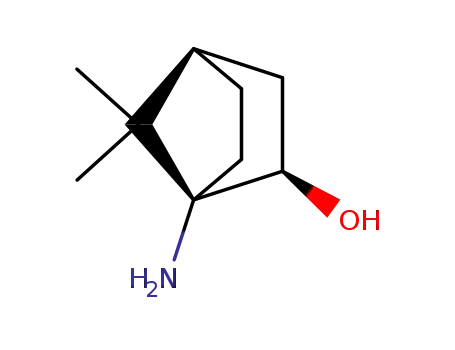 Molecular Structure of 147168-89-6 (Bicyclo[2.2.1]heptan-2-ol, 1-amino-7,7-dimethyl-, (1S,2R,4R)-)