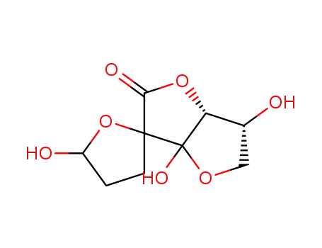 (3S,3aR)-Tetrahydro-3,5',6-trihydroxy-furan-2'-spiro-5a-hexahydro-furo<3',2':2,3>furan-5-on