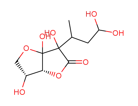 (6R,6aR)-3-(3,3-Dihydroxy-1-methyl-propyl)-3,3a,6-trihydroxy-tetrahydro-furo[3,2-b]furan-2-one