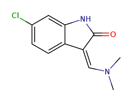 6-Chloro-3-[1-dimethylamino-meth-(Z)-ylidene]-1,3-dihydro-indol-2-one