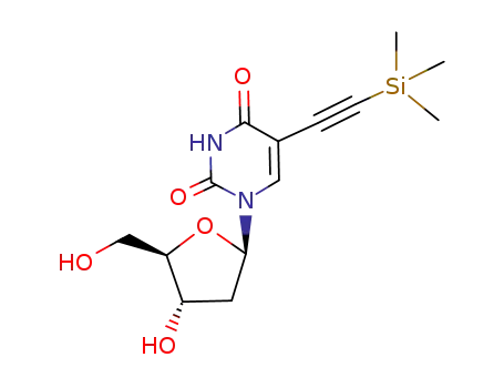 1-(2-deoxy-β-D-ribofuranosyl)-5-[2-(trimethylsilyl)ethynyl]uracil