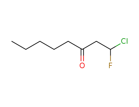 1-Chloro-1-fluoro-octan-3-one