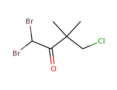 1,1-dibromo-4-chloro-3,3-dimethyl-2-butanone
