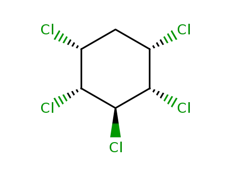 meso-1e,2a,3a,4a,5e-pentachlorocyclohexane