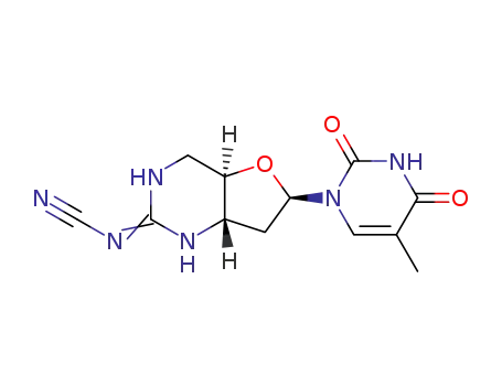 3',5'-diamino-3',5'-dideoxy-3'-N,5'-N-(N-cyanoiminocarbonyl)thymidine