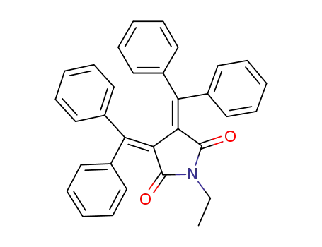 N-ethyl-3,4-bis(diphenylmethylene)succinimide