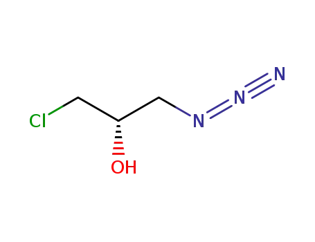Molecular Structure of 681225-50-3 (2-Propanol, 1-azido-3-chloro-, (2S)-)