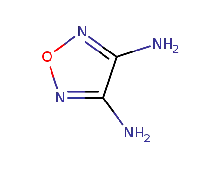 Molecular Structure of 17220-38-1 (3,4-Diaminofurazan)