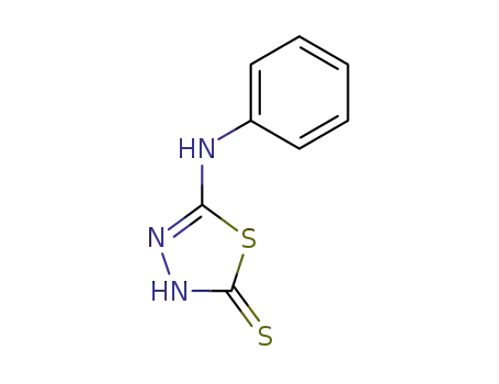 Molecular Structure of 10253-83-5 (5-(phenylamino)-1,3,4-thiadiazole-2(3h)-thione)