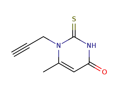 6-methyl-1N-propargyl-2-thiouracil