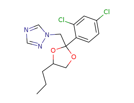 Molecular Structure of 60207-90-1 (Propiconazole)