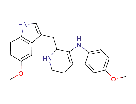 1-(5-methoxy-1H-indol-3-yl)methyl-6-methoxy-1,2,3,4-tetrahydro-β-carboline