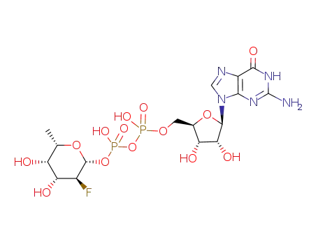 guanosine 5'-diphospho-2-deoxy-2-fluoro-β-L-fucopyranoside