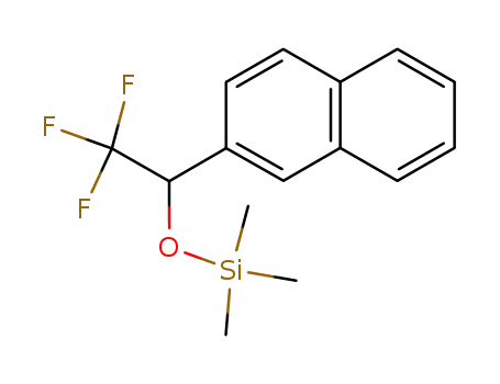 trimethyl-(2,2,2-trifluoro-1-naphthalen-2-yl-ethoxy)-silane