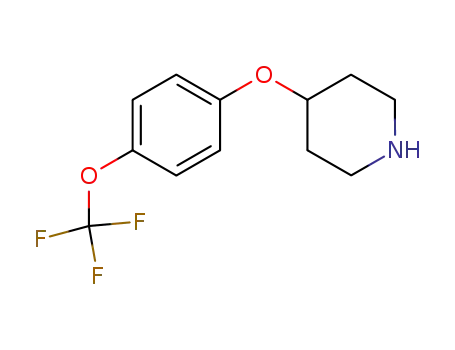 Molecular Structure of 287952-67-4 (4-[4-(TRIFLUOROMETHOXY)PHENOXY]PIPERIDINE)