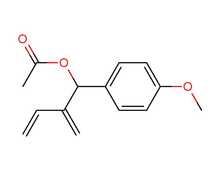 acetic acid 1-(4-methoxy-phenyl)-2-methylene-but-3-enyl ester