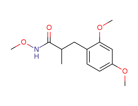 O-methyl (+/-)-3-(2,4-dimethoxyphenyl)-2-methylpropiohydroxamate