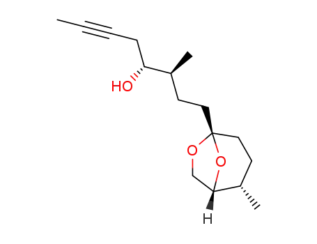 (3S,4R)-3-Methyl-1-((1R,2S,5S)-2-methyl-6,8-dioxa-bicyclo[3.2.1]oct-5-yl)-oct-6-yn-4-ol