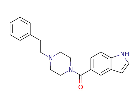 1-(1H-indol-5-ylcarbonyl)-4-(2-phenylethyl)piperazine