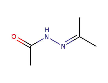 Molecular Structure of 3742-63-0 (Acetic acid isopropylidene-hydrazide)