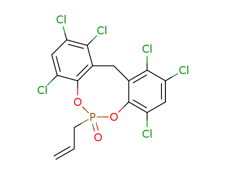 6-allyl-1,2,4,8,10,11-hexachloro-12H-dibenzo[d,g][1,3,2]dioxaphosphocin 6-oxide