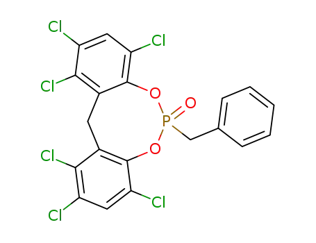 6-benzyl-1,2,4,8,10,11-hexachloro-12H-dibenzo[d,g][1,3,2]dioxaphosphocin 6-oxide