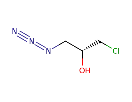 Molecular Structure of 180587-77-3 (2-Propanol, 1-azido-3-chloro-, (2R)-)