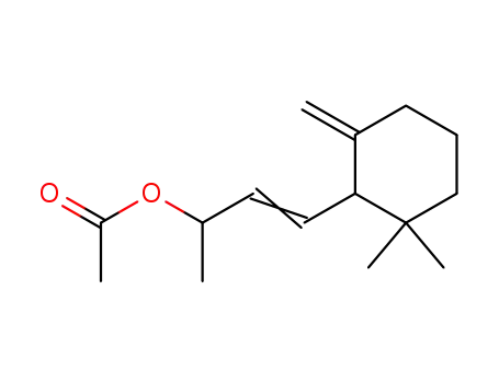 Acetic acid (E)-3-(2,2-dimethyl-6-methylene-cyclohexyl)-1-methyl-allyl ester
